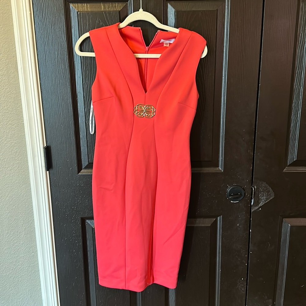 Peach dress